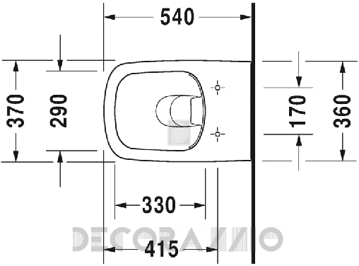 Унитаз Duravit DuraStyle - 255109