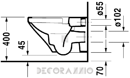 Унитаз Duravit DuraStyle - 255109