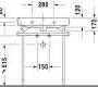 Накладная раковина Duravit Happy D.2 - 231865