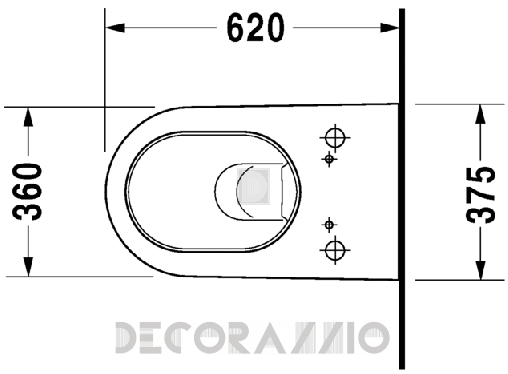 Унитаз Duravit Ph.Starck II - 253359