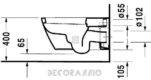 Унитаз Duravit Ph.Starck II - 253359