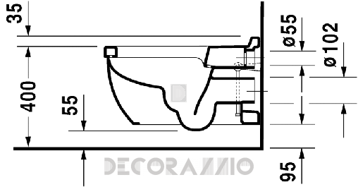 Унитаз Duravit Starck III - 222659