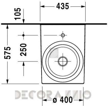 Пьедестал Duravit Ph.Starck X - 230140