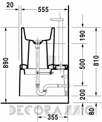 Пьедестал Duravit Ph.Starck X - 230140
