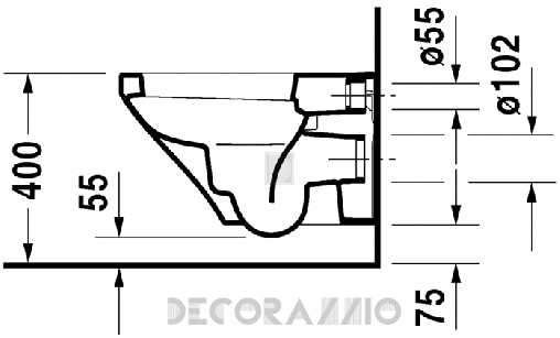 Унитаз Duravit DuraStyle - 253809
