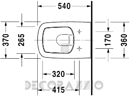 Унитаз Duravit DuraStyle - 253809