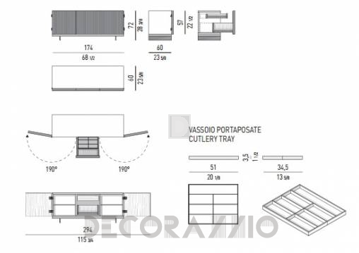 Комод Minotti Aylon - DINING SIDEBOARDS 1