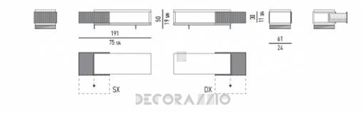 Комод Minotti Aylon - LIVING SIDEBOARD