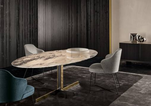 Обеденный стол Minotti Catlin - MARBLE TOP