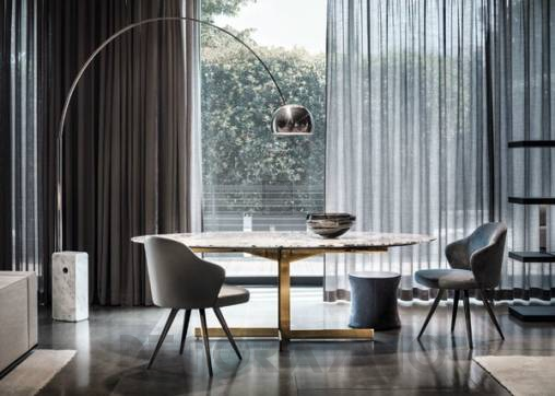 Обеденный стол Minotti Catlin - MARBLE TOP