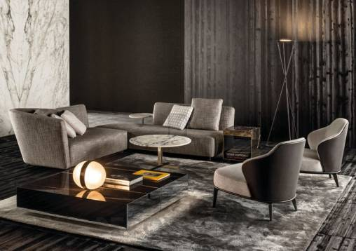Обеденный стол Minotti Catlin - MARBLE TOP