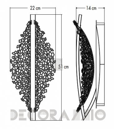 Светильник настенный (Бра) Swarovski AMACA - SHK401