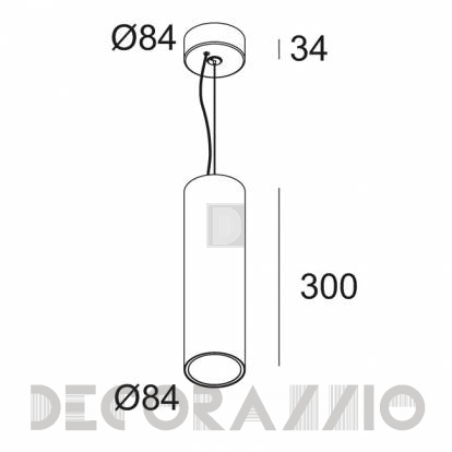 Светильник  потолочный подвесной Delta Light Ultra - 279 73 28122 B-MMAT