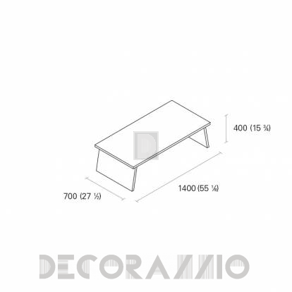 Кофейный, журнальный столик E15 LEIGHTON - DC05_OO_14