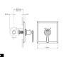Смеситель для ванной Nicolazzi Vincent single-lever - 4914CR28