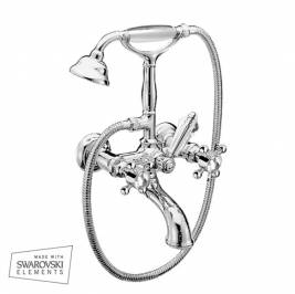 Смеситель для ванной Nicolazzi Half Dome Crystal, 1401CR93