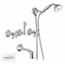 Смеситель для ванной Nicolazzi Half Dome Crystal, 1403CR93