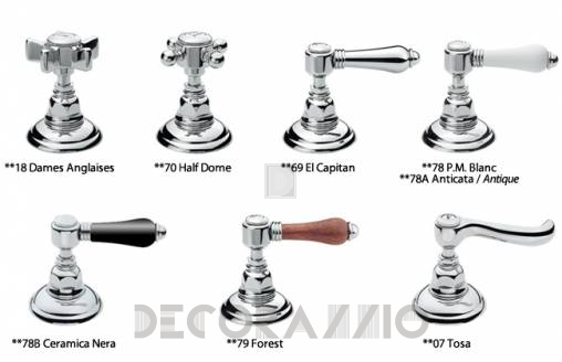 Смеситель для раковины Nicolazzi Dames Anglaises - 1408CR18