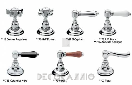 Смеситель для биде Nicolazzi Dames Anglaises - 1415CR69