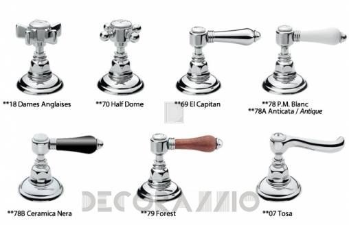 Смеситель для раковины Nicolazzi Dames Anglaises - 1417CR18