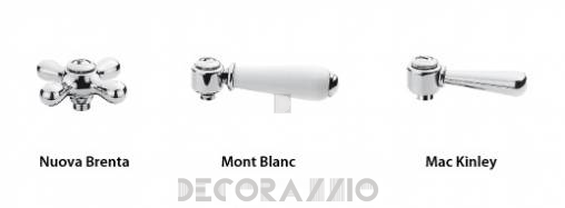Смеситель для ванной Nicolazzi Nuova Brenta - 1603CR Mont Blanc