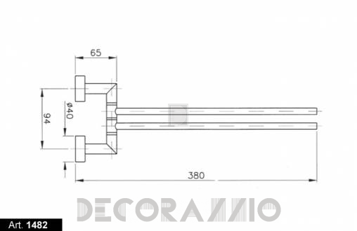 Держатель для полотенец Nicolazzi Minimal - 1482M