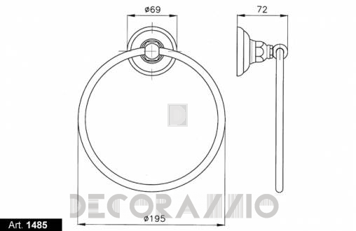 Держатель для полотенец Nicolazzi Classic - 1485