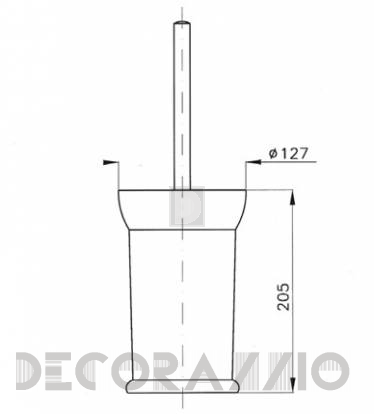 Держатель туалетной щётки Nicolazzi Classic - 1491