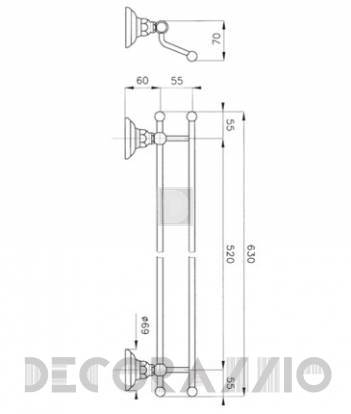 Держатель для полотенец Nicolazzi Classic - 1498