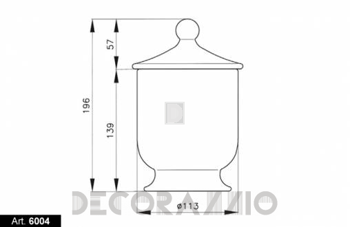 Стакан для зубных щеток Nicolazzi On Shelf accessories - 6004A