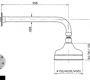 Лейка душевая Nicolazzi Classic Shower - 5701CR15
