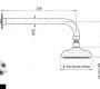 Лейка душевая Nicolazzi Classic Shower - 5703CR15