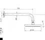 Лейка душевая Nicolazzi Minimal Shower - 5705CR20