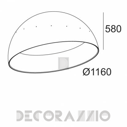 Светильник  потолочный врезной (Светильник потолочный) Delta Light SUPERDOME - 321 96 9528 ED1 W-W