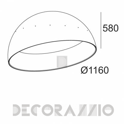 Светильник  потолочный врезной (Светильник потолочный) Delta Light SUPERDOME - 321 96 327 W-W