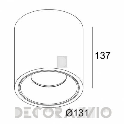 Светильник потолочный накладной (Светильник точечный) Delta Light BOXY - 251 71 21 821 B-B