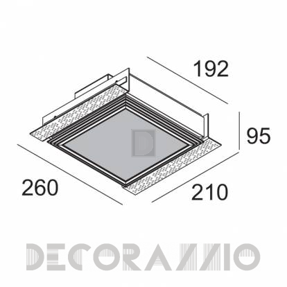 Светильник потолочный/настенный врезной (Светильник точечный) Delta Light MAESTRO - 202 96 11 83