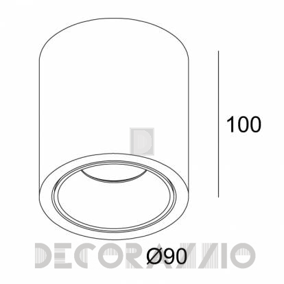 Светильник потолочный накладной (Светильник потолочный) Delta Light BOXY - 251 70 81822 B-B