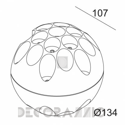 Светильник настенный накладной (Бра) Delta Light GABOO - 286 64 22 W