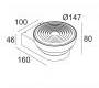 Светильник настенный накладной (Бра) Delta Light TWEETER - 278 76 8182 W