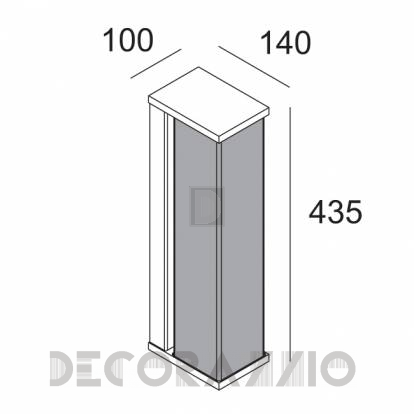 Светильник  настенный накладной (Бра) Delta Light SONTUR - 232 008 83 A