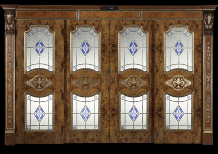 Двери межкомнатные раздвижные Sige Gold Custom Collection - SE075BV.4S.01cust