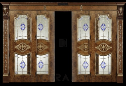 Двери межкомнатные раздвижные Sige Gold Custom Collection - SE075BV.4S.01cust