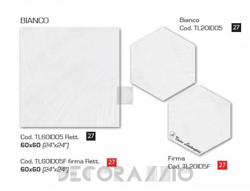 Настенная плитка Tonino Lamborgini Indy - TL60ID05