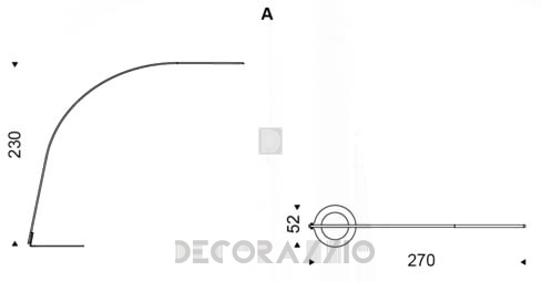 Светильник напольный (Торшер) Cattelan Italia Lampo - lampo A