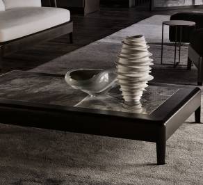 Кофейный, журнальный столик Minotti Virginia Indoor, MVT2B
