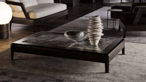 Кофейный, журнальный столик Minotti Virginia Indoor - MVT2B