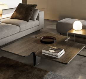 Кофейный, журнальный столик Minotti Jacob, MM42B