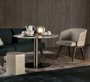 Кофейный, журнальный столик Minotti Bellagio, MBB26W