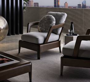 Кресло Minotti Virginia Outdoor, MVA7GB